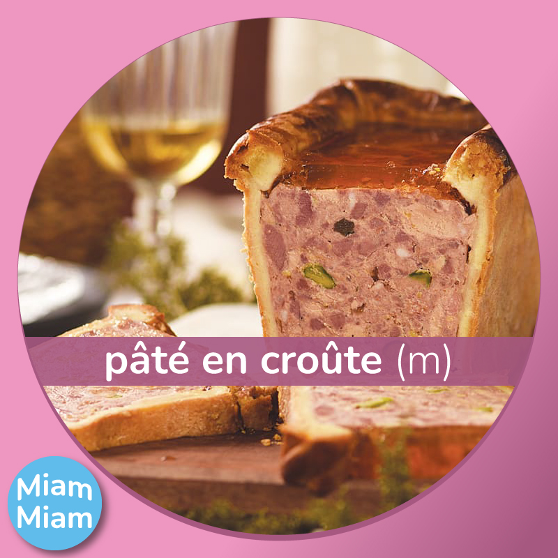 French pâté en croûte