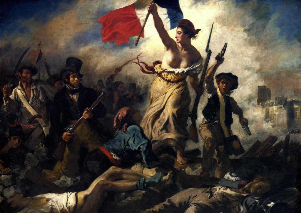 French revolution as an example of the love from French to demonstrate