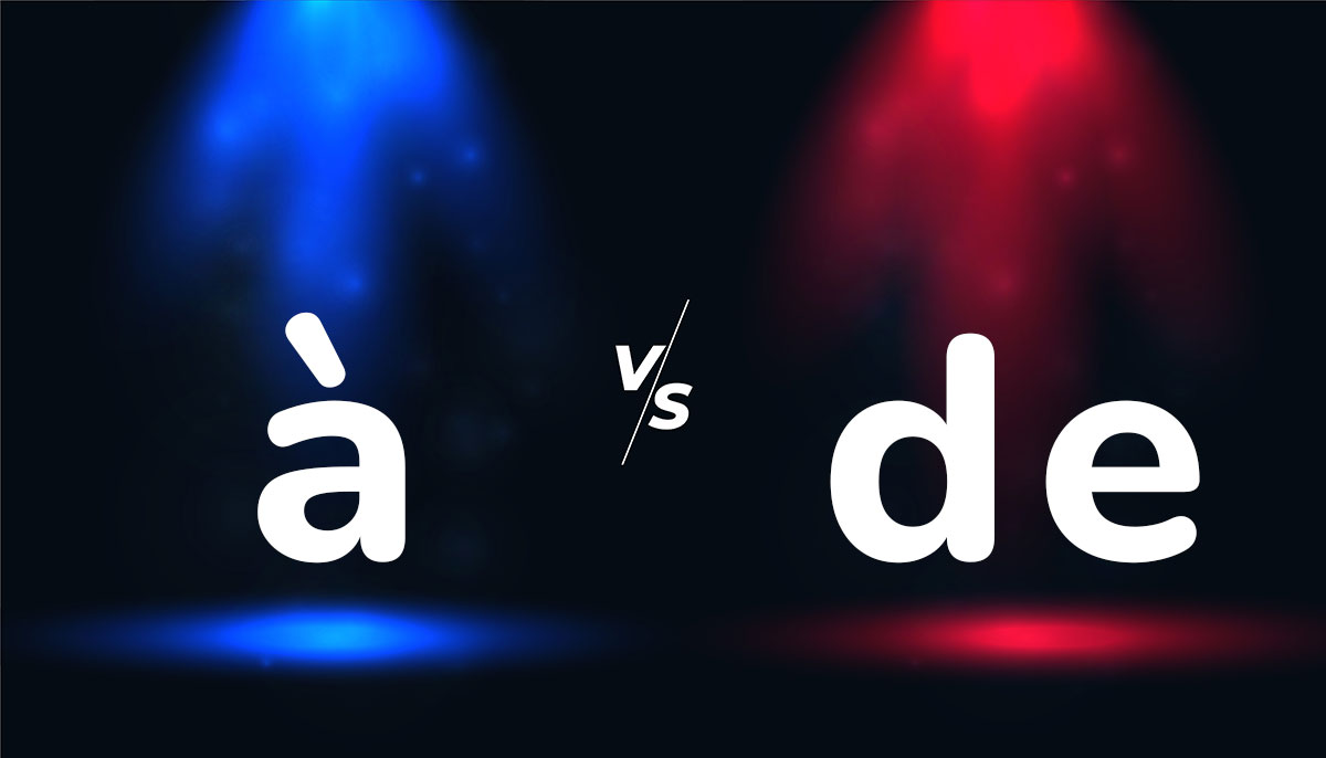 How do you say "about" in French? If you're like most students, you probably think the answer is "à". But did you know there's another option? In this blog post, we'll comparing "à" and "de", and we'll help you decide which one to use. Let's get started!