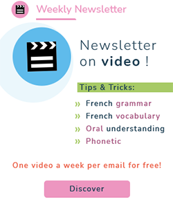 French newsletter on video by Learn French Fun